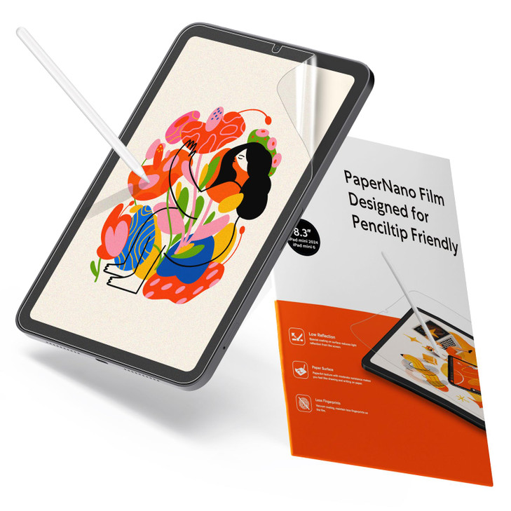 KCT 2 Pack Paperfeel Screen Protector Compatible with iPad Mini 7 A17 Pro iPad Mini 7th6th 83 inch AntiGlare Matte Film