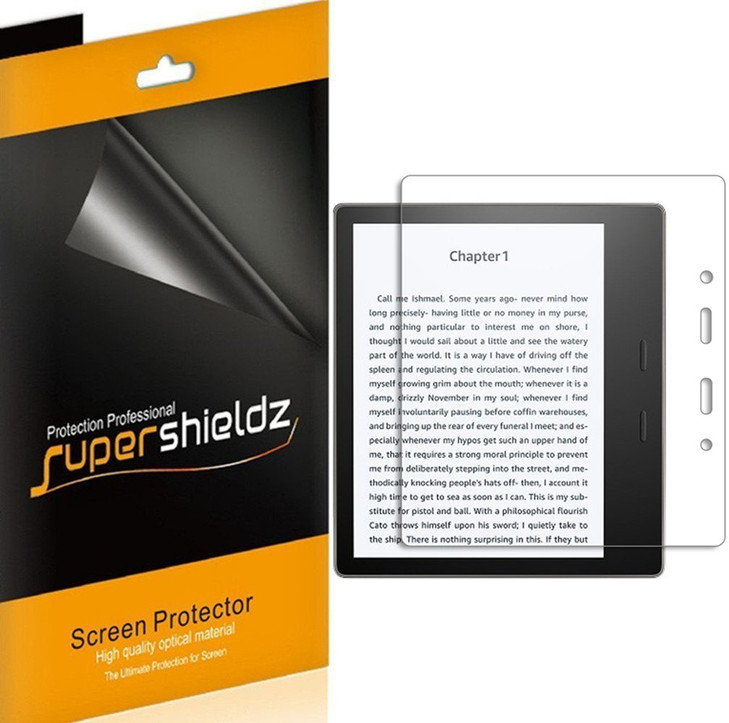 Supershieldz 3 Pack Anti Glare and Anti Fingerprint Matte Screen Protector Designed for Kindle Oasis 10th and 9th Genera