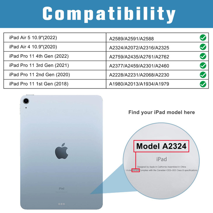 ProCase 1 Pack for iPad Air 5th 2022 Air 4th 2020 iPad Pro 11 4th 2022 3rd 2021 2nd 2020 1st 2018 Privacy Screen Protect