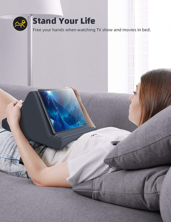 Lamicall Tablet Pillow Stand Pillow Soft Pad for Lap Tablet Holder Dock for Bed with 6 Viewing Angles Great Gifts for 41