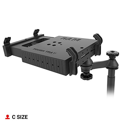 RAM MOUNTS NoDrill Laptop Mount for 1926 Chevrolet Silverado Tahoe GMC Sierra More RAMVB203SW1 Compatible with 10 to 16