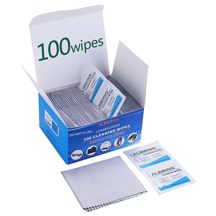 PreMoistened Lens Wipes ALIBEISS Screen Wipes for Glasses CameraTablets Smartphone Screens and Other Delicate SurfacesPa