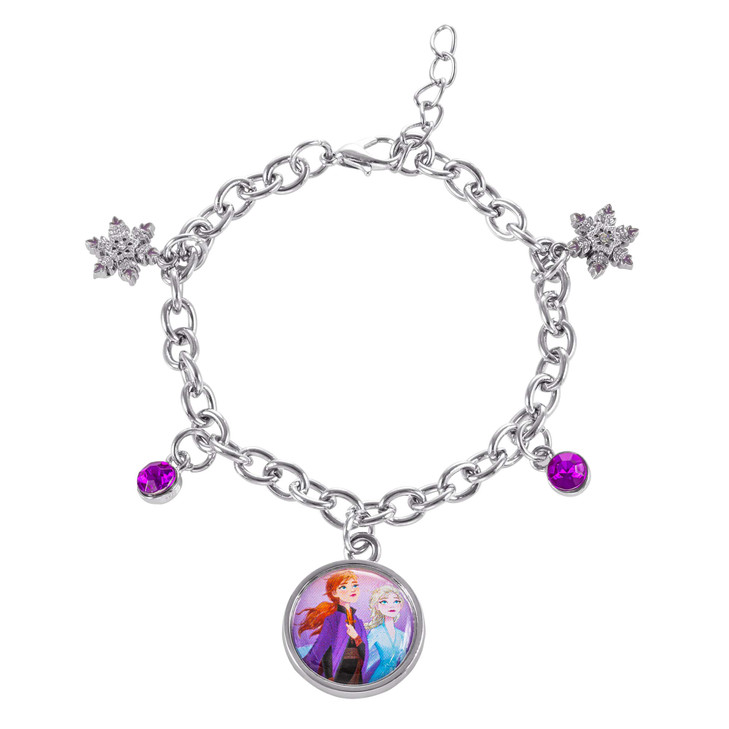 Disney Frozen Charm Bracelet Official License Charm Bracelet with Frozen Charms