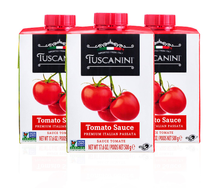 Tuscanini Italian Tomato Sauce Premium Italian Passata 176oz 3 Pack Resealable Product of Italy