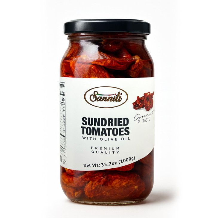 Sanniti Sun Dried Tomatoes in Olive Oil 35 oz