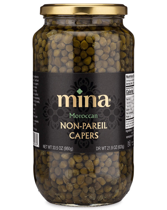Mina Capers Non Pareil 335 oz Perfect Mediterranean Seasoning or Garnish Made with only Capers Water Vinegar and Sea Sal