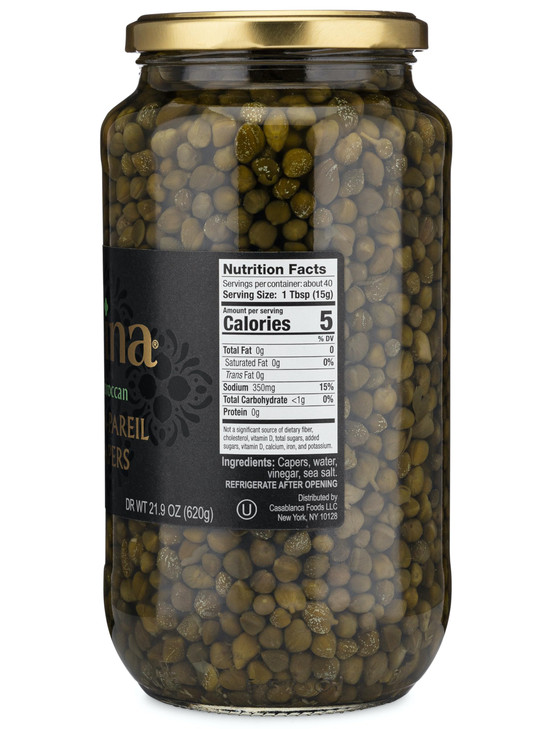 Mina Capers Non Pareil 335 oz Perfect Mediterranean Seasoning or Garnish Made with only Capers Water Vinegar and Sea Sal