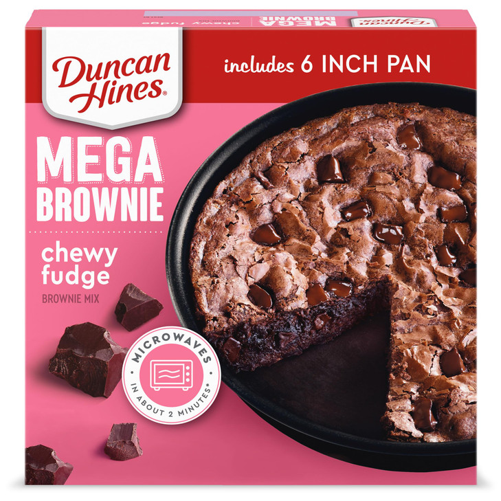 Duncan Hines MEGA Brownie Mix Chewy Fudge 77 oz