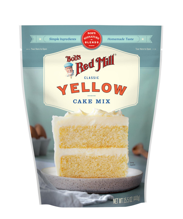 Bobs Red Mill Signature Yellow Cake Baking Mix 155oz Pack of 4 Non GMO Kosher
