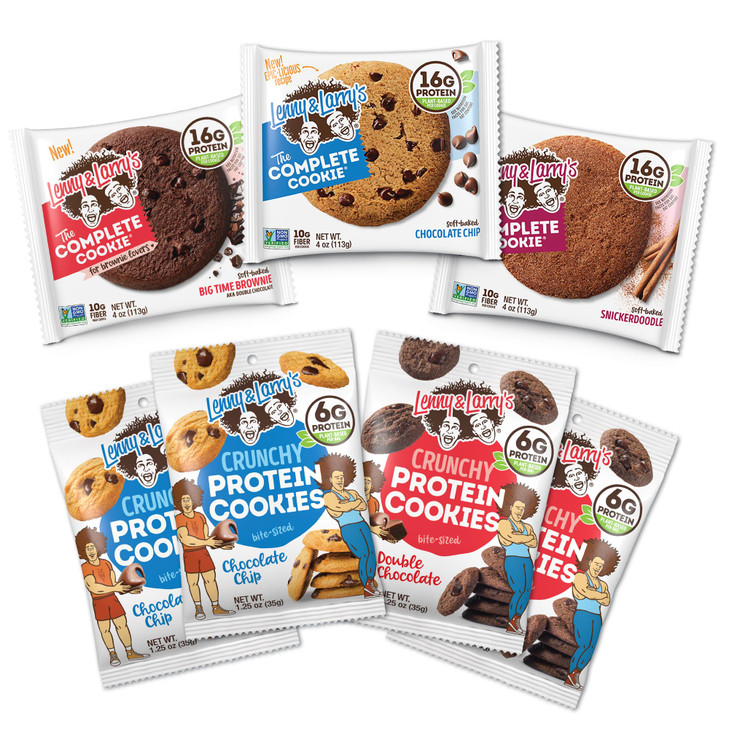 Lenny Larrys Complete Cookie Starter Pack Plant Based Cookies 7 Cookies Total