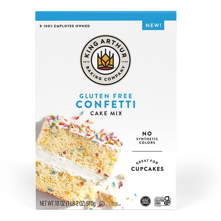 King Arthur GlutenFree Cake Mix Confetti 18 oz