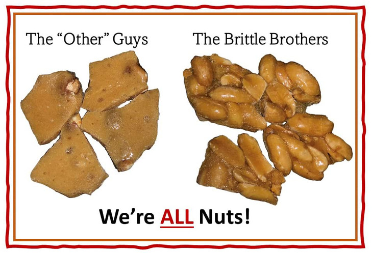 Brittle Brothers Cashew Brittle 16 oz Gift Box Gourmet Candy