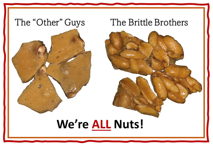 Brittle Brothers Nashville Hot Peanut Brittle 5 oz Gift Bag Gourmet Candy