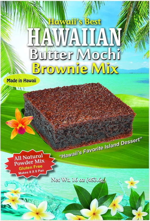 Hawaiis Best Butter Mochi Brownie Mix With 100 Ghirardelli Cocoa
