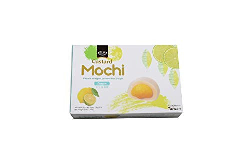 Japanese Custard Mochi Lemon Flavor Japanese Mochi 168g