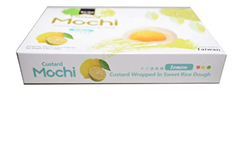 Japanese Custard Mochi Lemon Flavor Japanese Mochi 168g