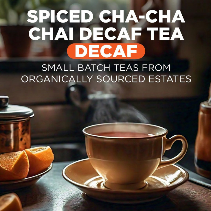 Mauds Organic Decaf Chai Tea Pods 24 ct Recyclable Single Serve Tea Pods 100 Gourmet Blended Tea Leaves Compatible with