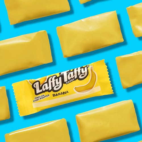 Laffy Taffy Mini Bar Bag Banana Chewy Taffy Candy 35 oz