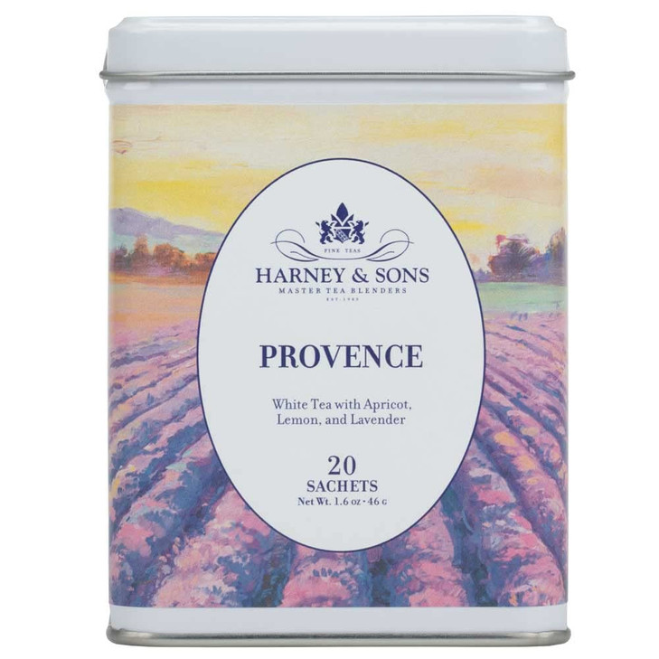 Harney Sons Provence Tea White Tea with Flavors of Apricot Lemon and Lavender