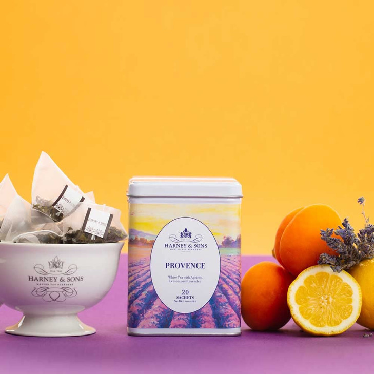 Harney Sons Provence Tea White Tea with Flavors of Apricot Lemon and Lavender