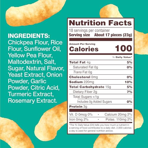 HIPPEAS Chickpea Puffs Groovy White Cheddar Gluten Free Snacks Dairy Free Vegan 08oz Pack of 30 3g Protein 2g Fiber Crun