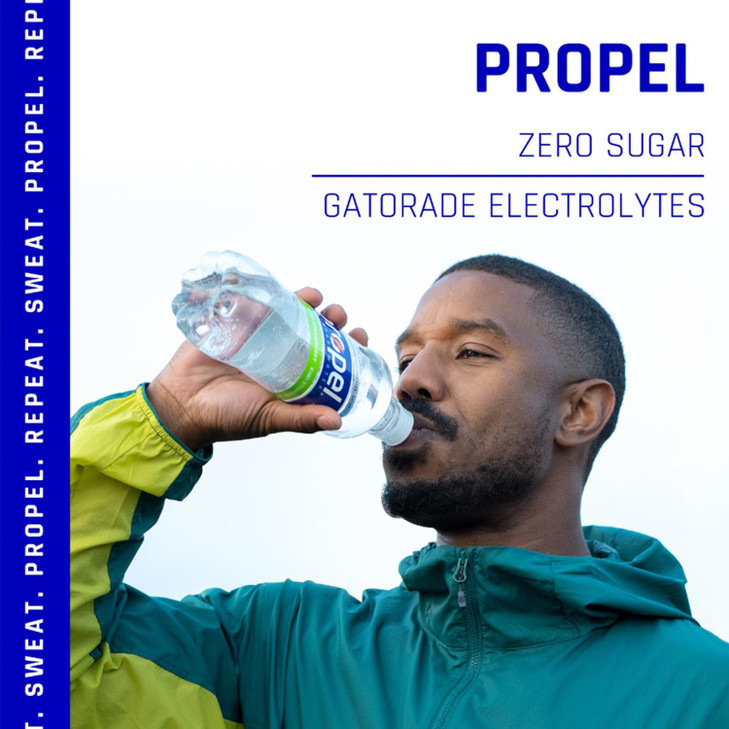 Propel Peach Zero Calorie Sports Drinking Water with Electrolytes and Vitamins CE 169 Fl Oz Pack of 12