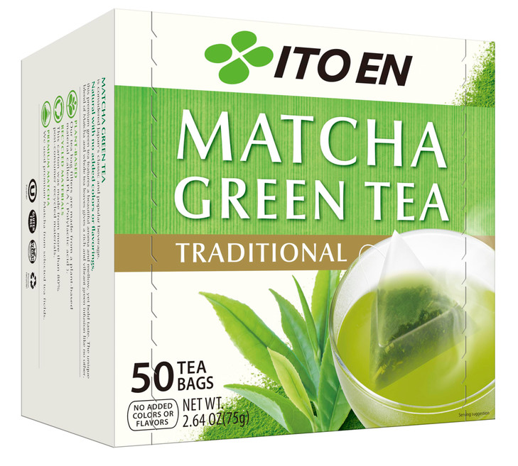 Ito En Traditional Matcha Green Tea 50 Count Zero Calories Caffeinated