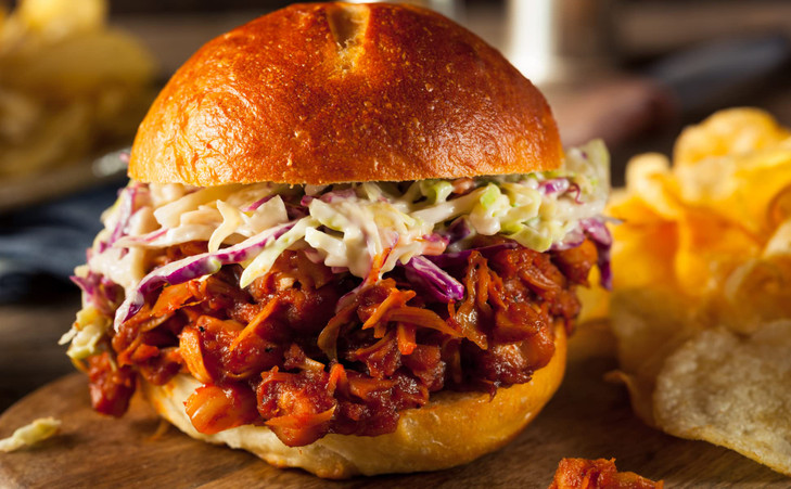 Kitchen and Love Jackfruit Sweet BBQ Organic Fully Cooked Versatile Plant Based Meat Alternative Gluten Free Ready in 90