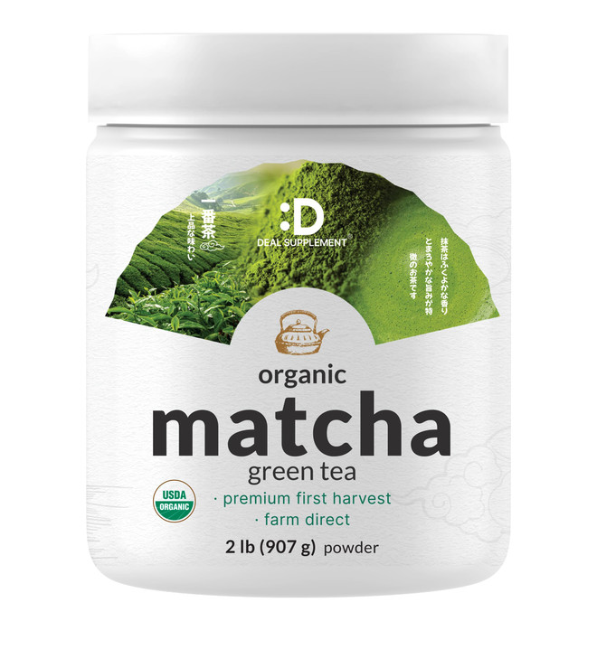 Organic Matcha Green Tea Powder 2 lb 907g First Harvest Culinary Grade Japanese Sourced Cafe Mix Zero Sugar Keto Friendl