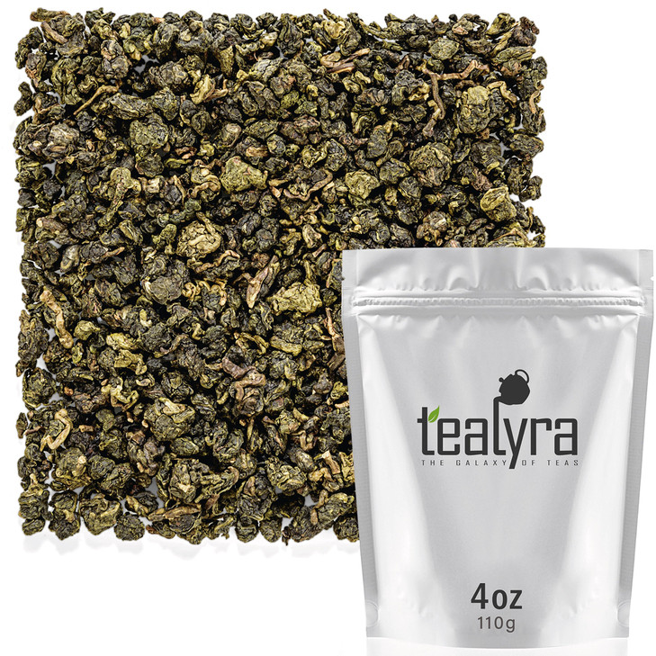 Tealyra Jin Xuan Milk Supreme Oolong High Mountain Tainwanese Oolong Loose Leaf Tea Unique Taste and Aroma Caffeine Medi