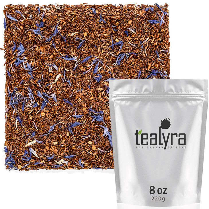 Tealyra Rooibos Earl Grey CaffeineFree Herbal Loose Leaf Tea Red Bush Tea with Bergamot oil Claming and Relaxing Blend 2
