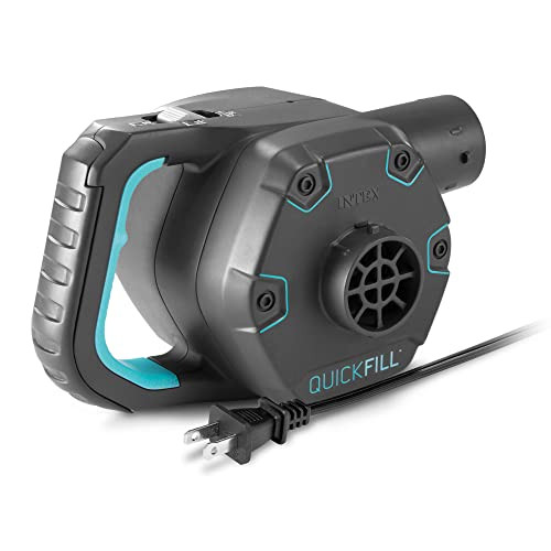 Intex Quick Fill 120 Volt AC Electric 389 CFM Inflatable Float Air Bed Pump