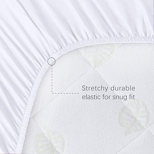 Waterproof Bassinet Mattress Pad Cover Compatible with Baby Delight Beside Me Dreamer Bassinet 2 Pack Ultra Soft Surface