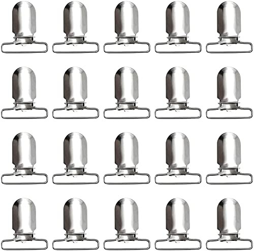 RayTour 20Piece Mens Suspender Clips Heavy Duty Bed Sheet Fasteners and Straps Holder
