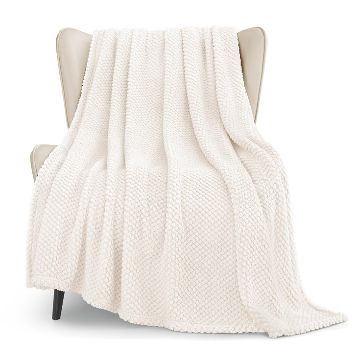 Whale Flotilla Extra Large Fuzzy Fleece Throw Blanket for Couch 50x70 Inch Fluffy Warm Soft Jacquard Blankets for All Se