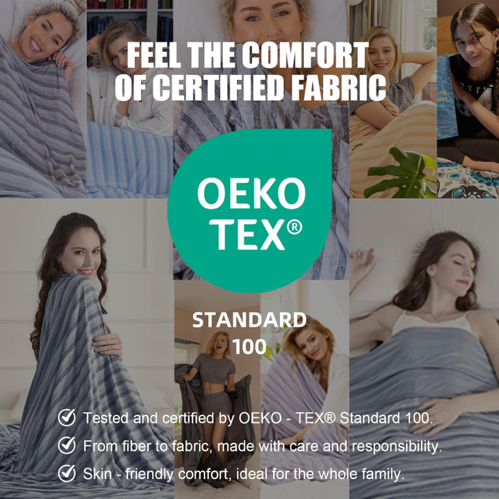 Ailemei Direct Cooling Throw Blanket with Double Sided Cold Effect Lightweight Breathable Summer Coastal Theme Bed Blank