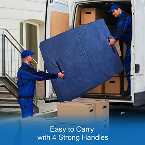 Mattress Bags for Moving and Storage Queen Size Waterproof Mattress Cover for Moving with Heavy Duty Handles Strong Zipp