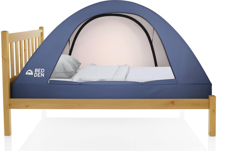 Bed Den Foldable Privacy Bed Tent Canopy Twin XL 795 L x 374 W x 35 H Pop Up College Dorm Room Kids Cozy Sleep Better