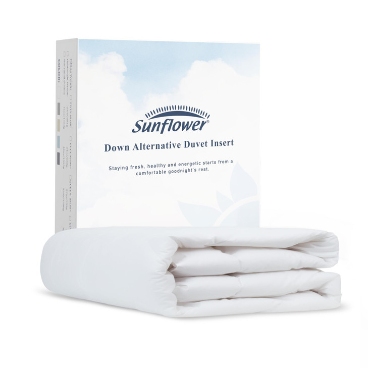 sunflower Down Alternative King Size Lightweight 100 Cotton Shell Bedding King Comforter Blanket for Hot Sleepers 88x104
