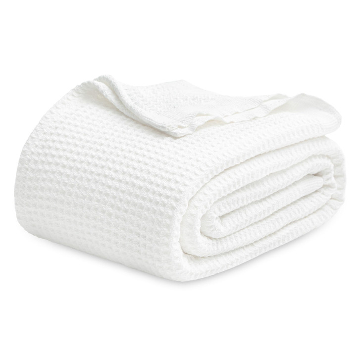 Bedsure Gentlesoft 100 Cotton Blanket Queen Size for Bed Breathable and Soft for Spring Summer Thick Cozy Waffle Weave B