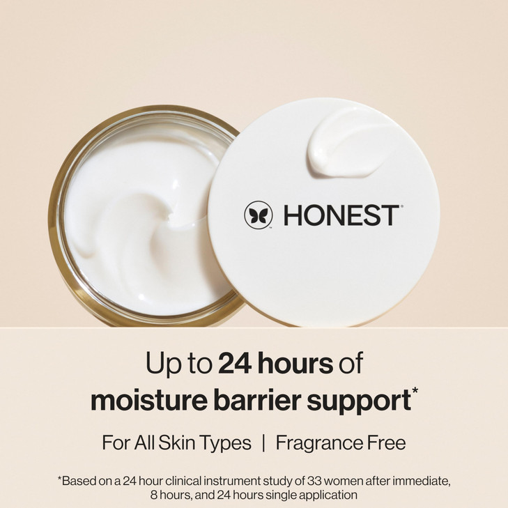 Honest Beauty Mini Hydrogel Cream with Hyaluronic Acid, Lightweight Moisturizing Water Gentle for Sensitive Skin, Fragrance-Free, Vegan, Travel Size,