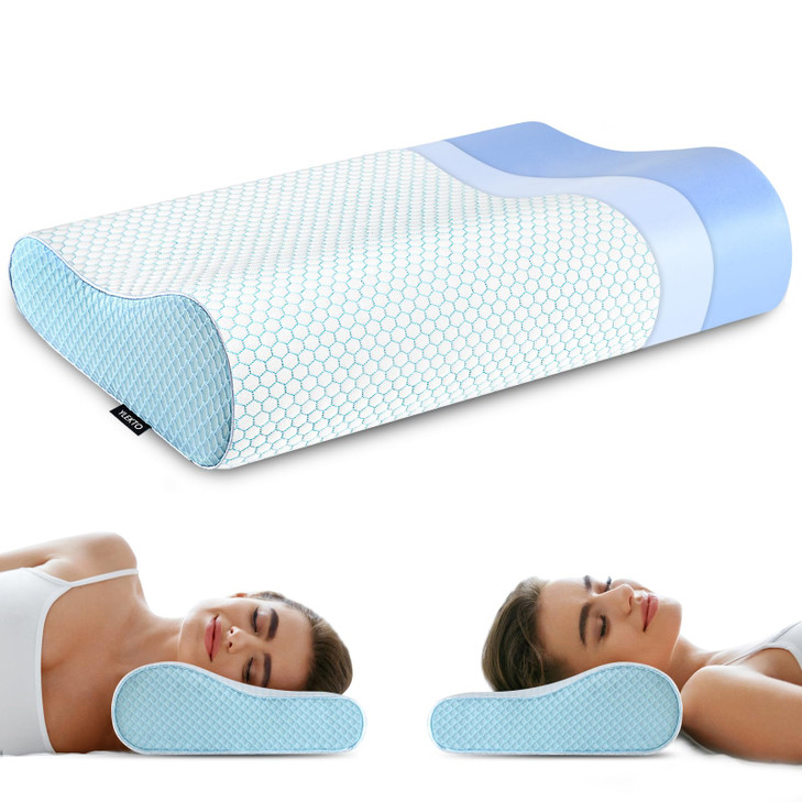 Memory Foam Pillows Neck Pillow Bed Pillow for Sleeping Ergonomic Cervical Pillow Orthopedic Contour Pillow for Side Bac