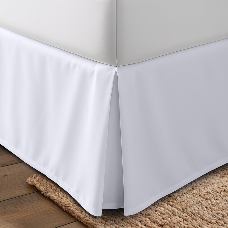 Utopia Bedding Queen Bed Skirt Soft Quadruple Pleated Ruffle Easy Fit with 16 Inch Tailored Drop Hotel Quality Shrinkage