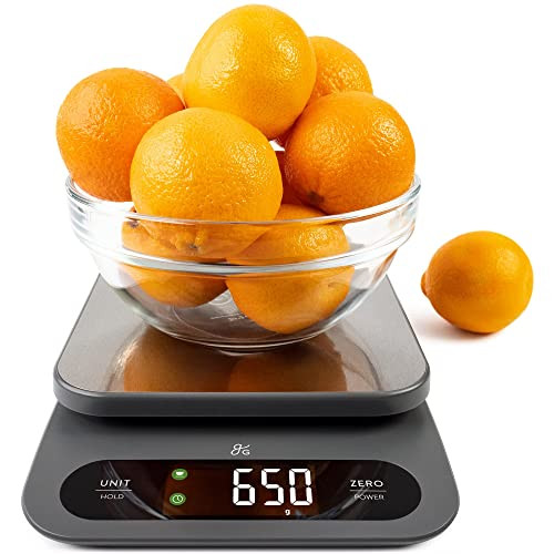 Greater Goods Digital Food Scale for Kitchen Baking 10kg22lb HighCapacity Weight Scale with 1g Precision Stainless Steel