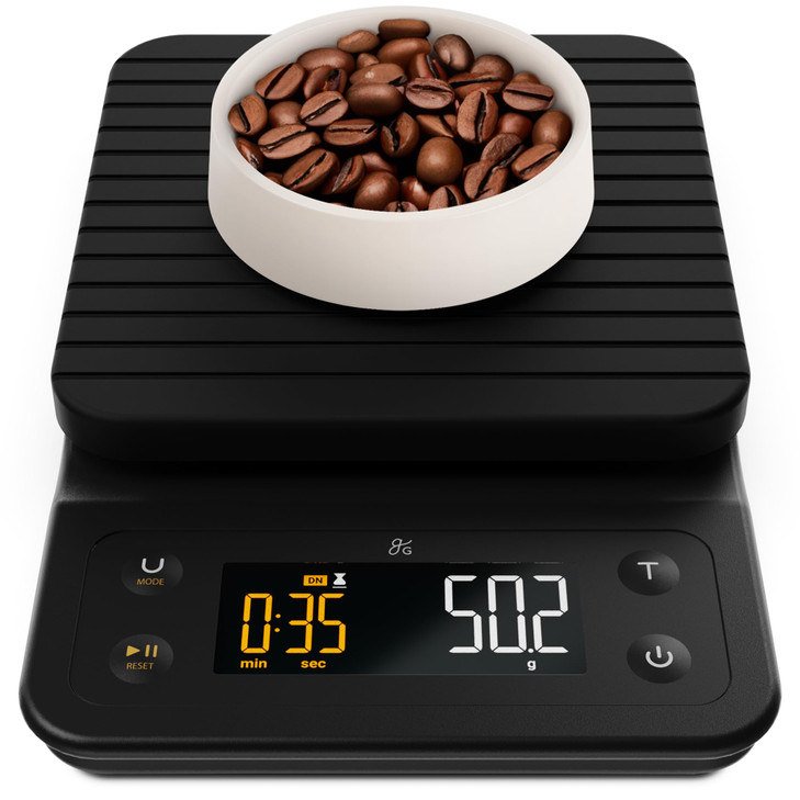 Greater Goods Coffee Scale with Timer 01g Precision Digital Coffee Espresso Scale for PourOver Coffee Bean Weighing Bari