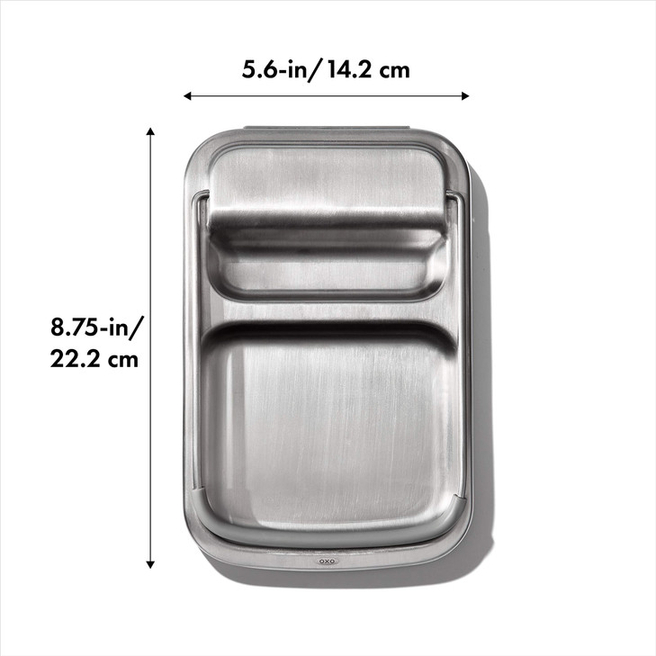 OXO Good Grips Stainless Steel Spoon Rest with Lid Holder