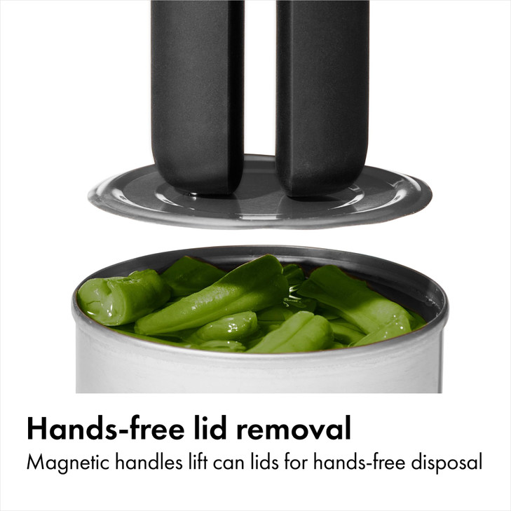 OXO Good Grips Lock Go Can Opener Manual Can Opener with Locking Arms and EasyRelease Button Handheld Kitchen Gadget Com