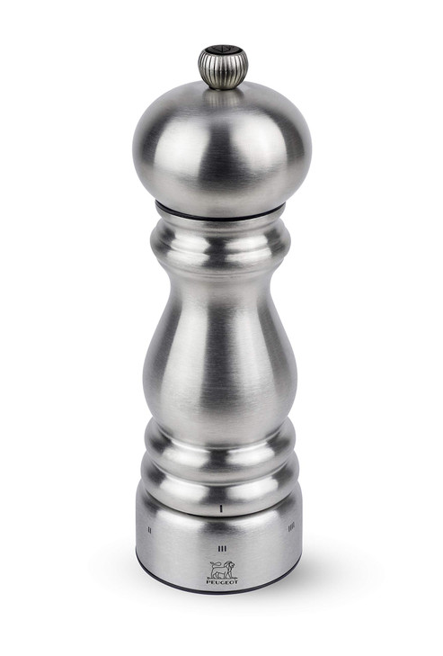 Peugeot Paris Chef uSelect Manual Pepper Mill Adjustable Grinder Stainless Steel