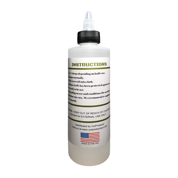 Premium Knife Blade Oil Honing Oil 8 Oz Custom Formulated Food Safe Oil Protects Carbon Steel Knives Sharpening Stone Re