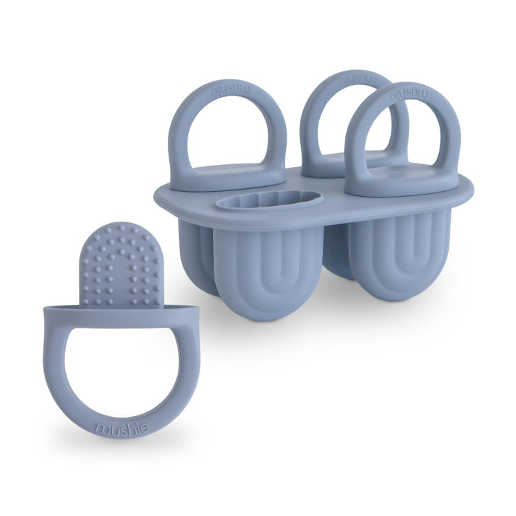 mushie Toddler Ice Pop Tray Tradewinds 4 Pieces x 1 oz BPA Free